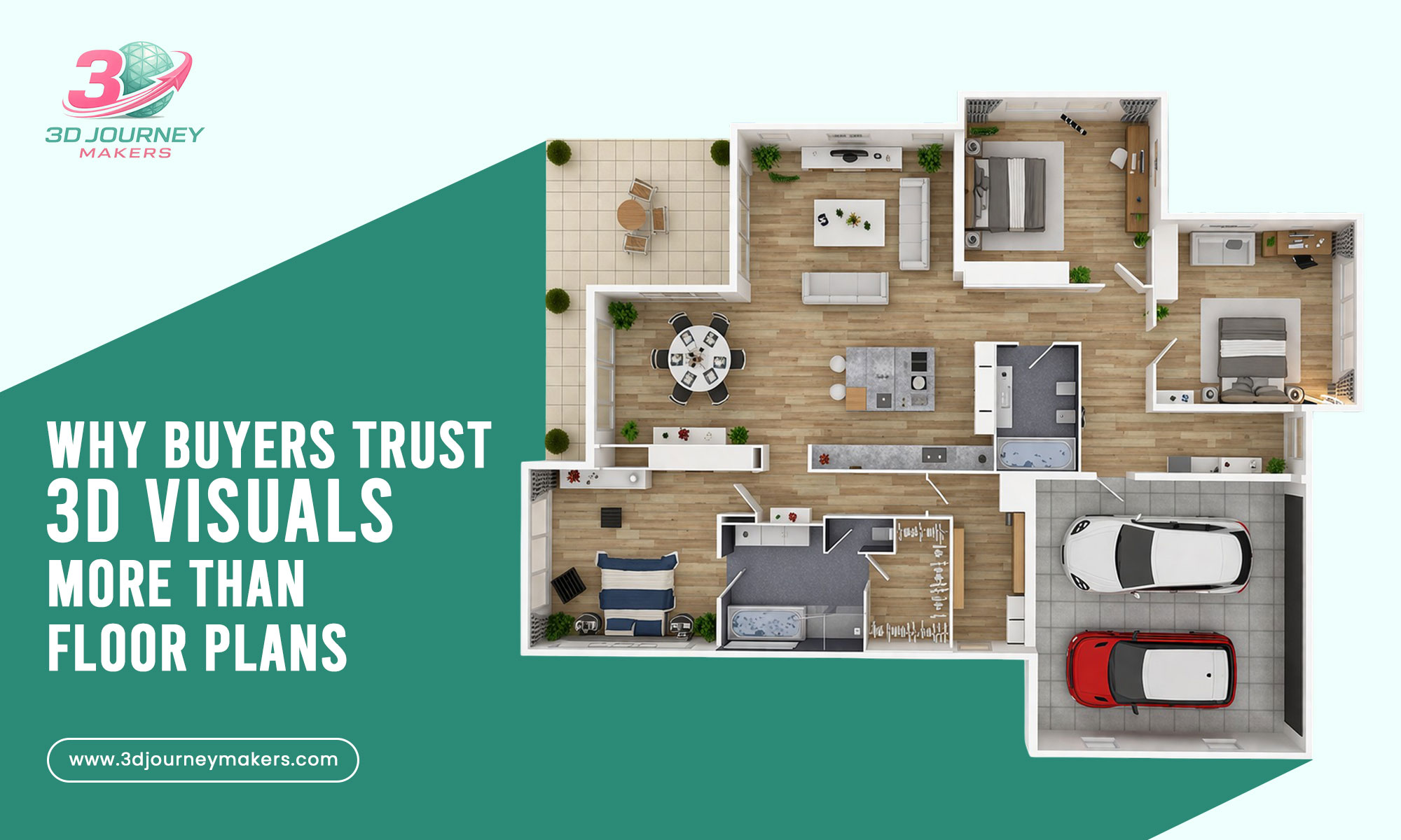 Why Buyers Trust 3D Visuals More Than Floor Plans